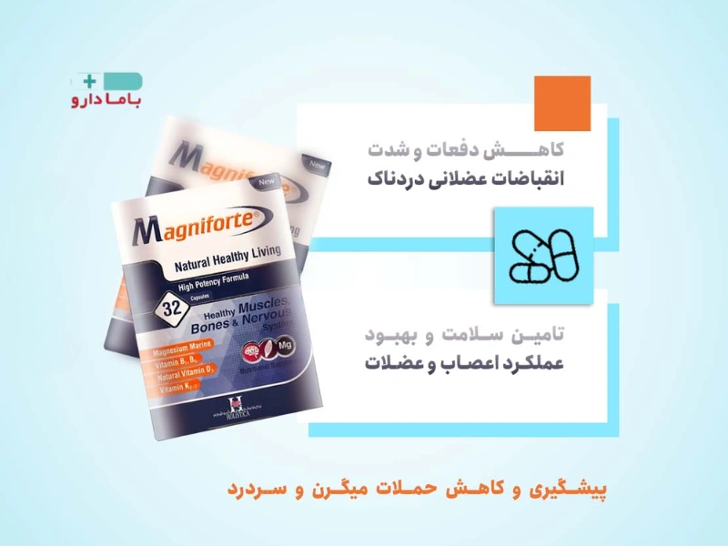 کپسول مگنیفورت هولیستیکا برای تقویت سیستم عصبی و عضلانی