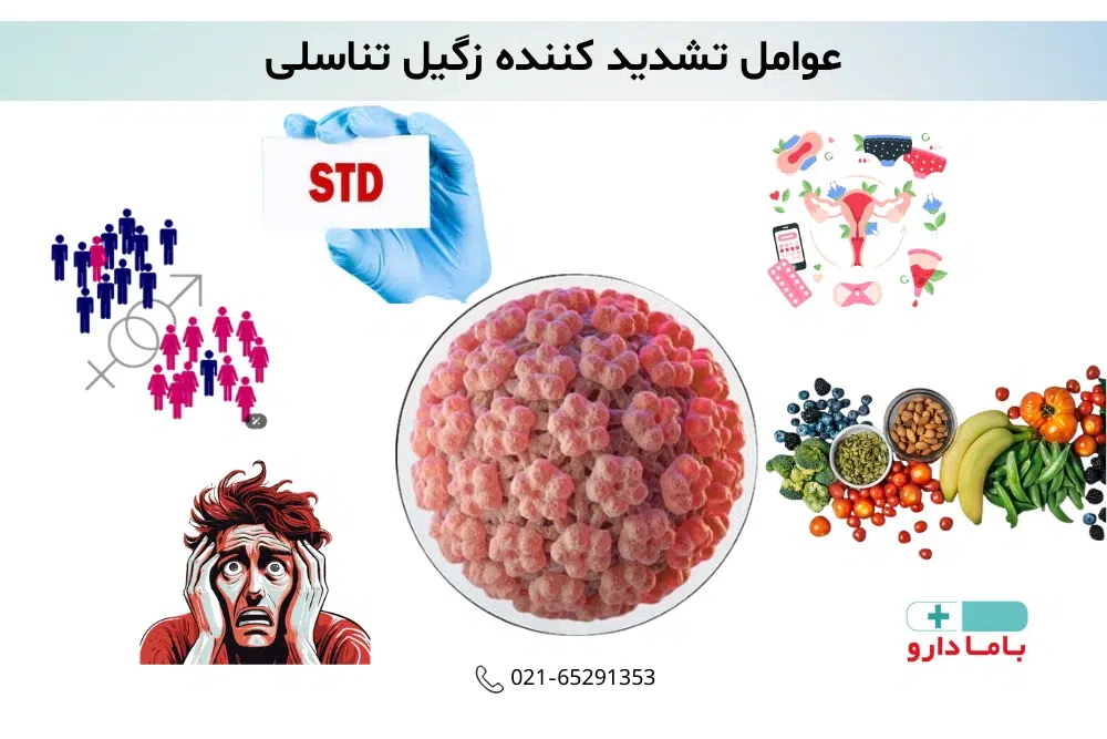 عوامل تشدید کننده زگیل تناسلی