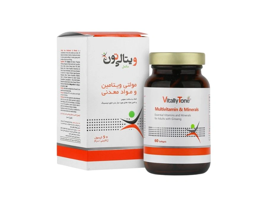 کپسول مولتی ویتامین و مینرال ویتالی تون بسته 30 عددی