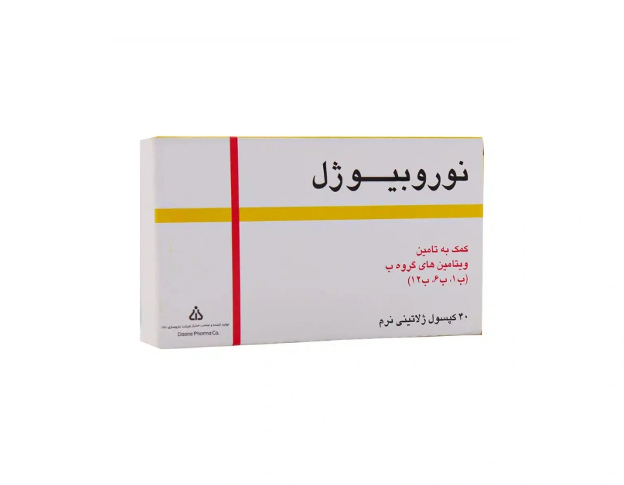 سافت ژل نوروبیوژل دانا بسته 40 عددی داروخانه آنلاین نمای ۲