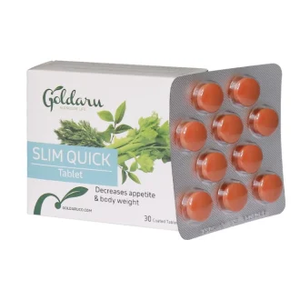 خرید قرص slim کوئیک گل دارو بسته 30 عددی