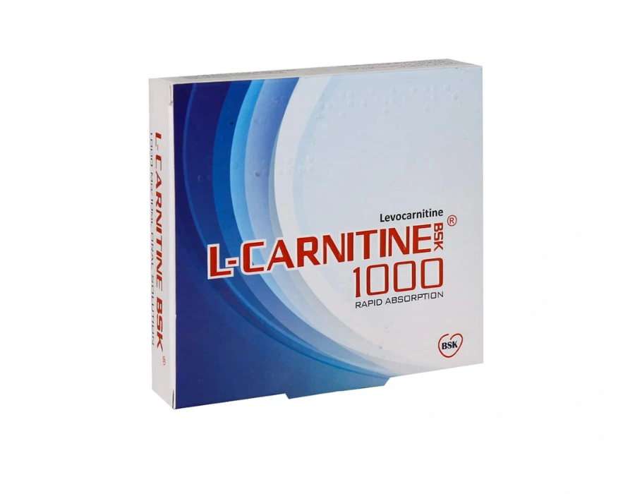ویال خوراکی ال کارنیتین 1000 میلی گرمی بی اس کی بسته 10 ویال خوراکی ال کارنیتین 1000 میلی گرمی بی اس کی بسته 10