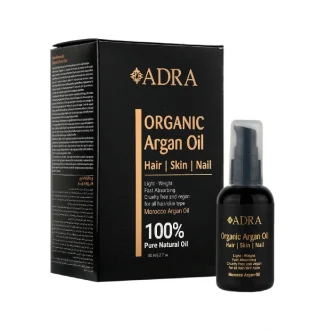 روغن آرگان آدرا مدل ORGANIC حجم 80 میل