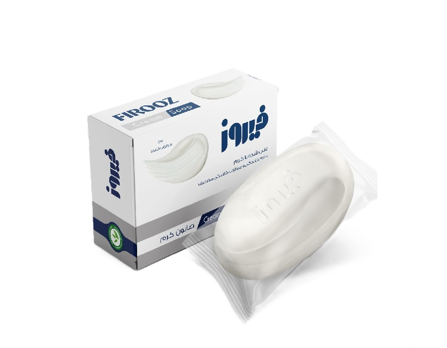 صابون شستشو فیروز مدل cream وزن 120 گرم