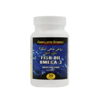 کپسول روغن ماهی امگا ۳ فاقد جیوه فرمولیتد ساینسز بسته ۳۰ عددی