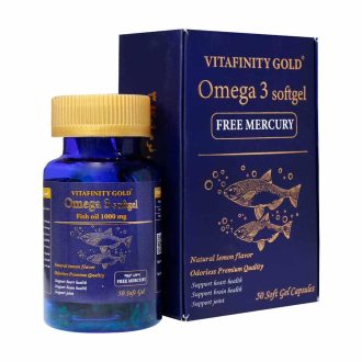 کپسول ژلاتینی امگا ویتافینیتی گلد۱۰۰۰ - میلی گرم بسته ۵۰ عددی